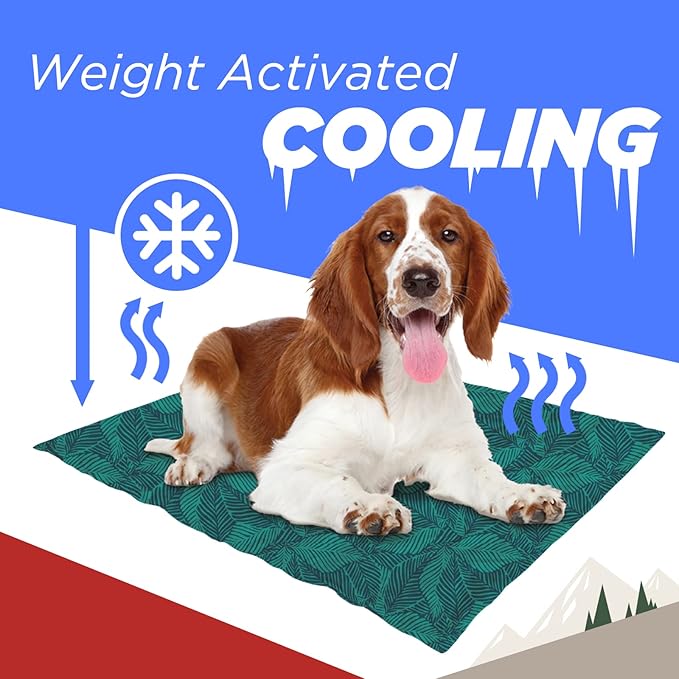 Coleman Reversible Cooling Pet Mat 24" x 30", Navy