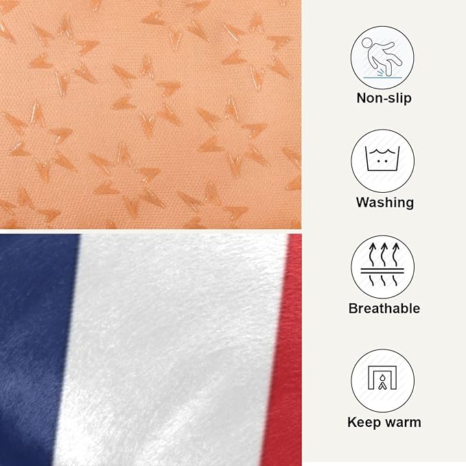 British Flag Pet Bed Pad Soft Dog Bed Mat with Anti-Slip Bottom