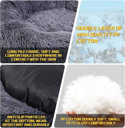 Dog Bed Calming Dog Beds for Small Medium Large Dogs Bed(35")
