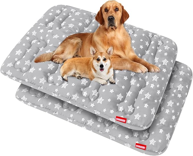Dog Crate Mat (42" X 28") 2 Pack