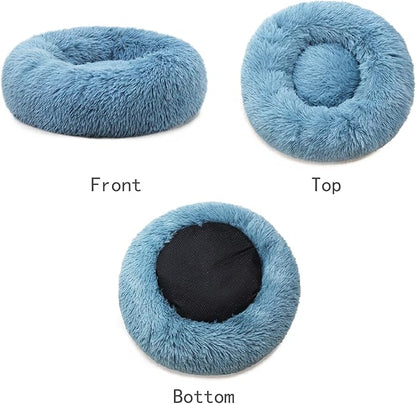 Small Dog Donut Bed for Small Dogs Machine Washable