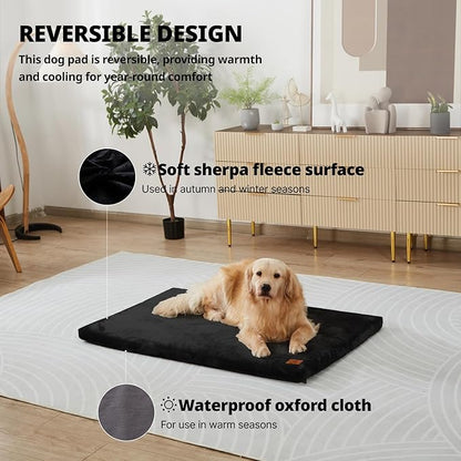 Memory Foam Dog Crate Pad 48-inch Dog