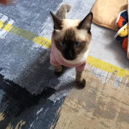 Sphynx Hairless Cat Cotton Tshirts Pet Clothes