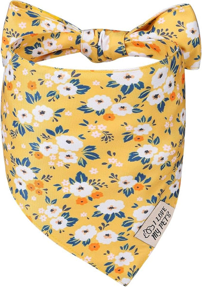 SCENEREAL Summer Floral Dog Bandana