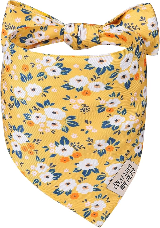 SCENEREAL Summer Floral Dog Bandana