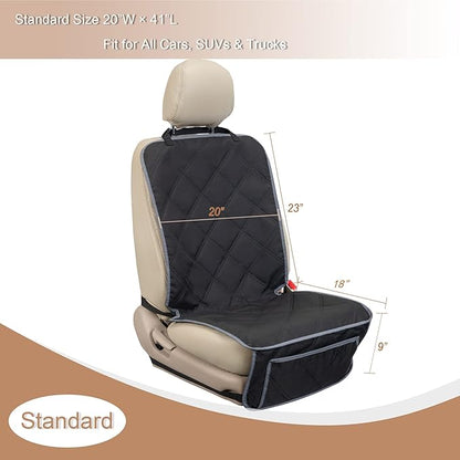 YESYEES Dog Front Seat Covers for Cars 2 Pack 4 Nonslip