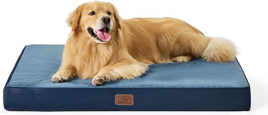 Bedsure Orthopedic Dog Bed for Extra Large Dogs 2-Layer Thick (44x32x4 Inches),