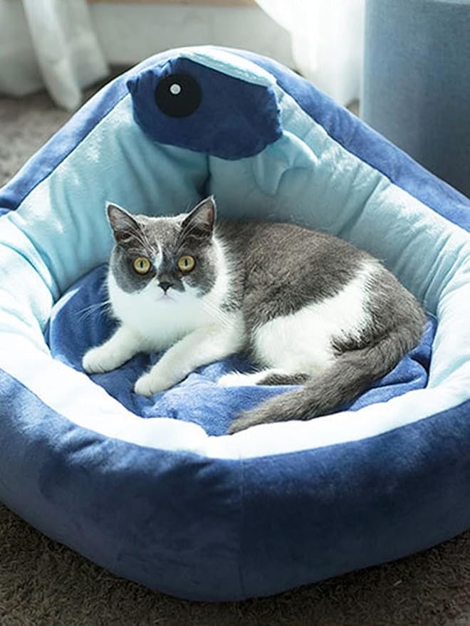 QWINEE Cat Dog Crate Mat Puppy Sleeping Bed