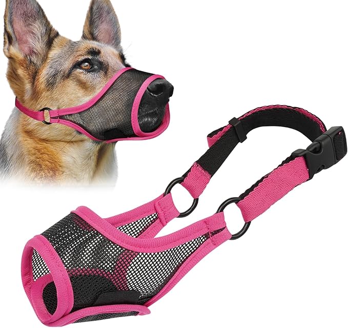 LUCKYPAW Dog Muzzle S(Snout:7.75"-8.75"))