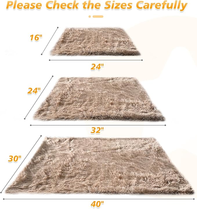 PJYuCien Fluffy Fleece Calming Pet Throw Blanket 30 * 40", Machine