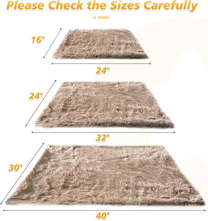 PJYuCien Fluffy Fleece Calming Pet Throw Blanket 30 * 40", Machine