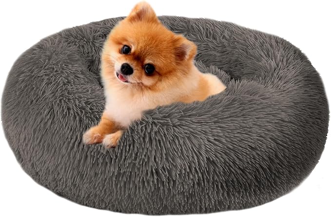 MFOX Calming Dog Bed (L/XL/XXL/XXXL) for Medium and 25/35/55/100lbs