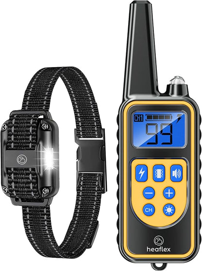 Electric Dog Training Collar with Remote 1640FT IP67 Waterproof 1 Dog