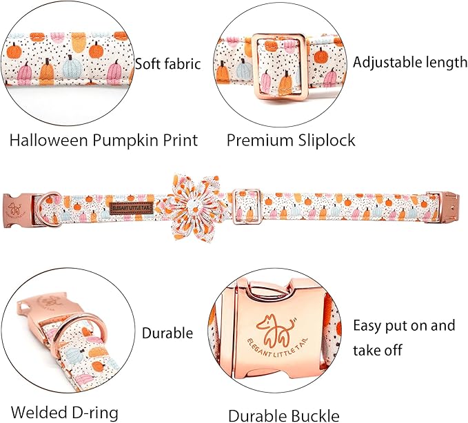 Elegant little tail Halloween Dog Collar