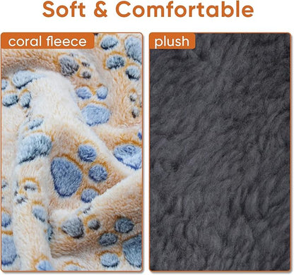 1 Pack 3 Waterproof Dog Blanket for Small Dogs (23X16 inch)