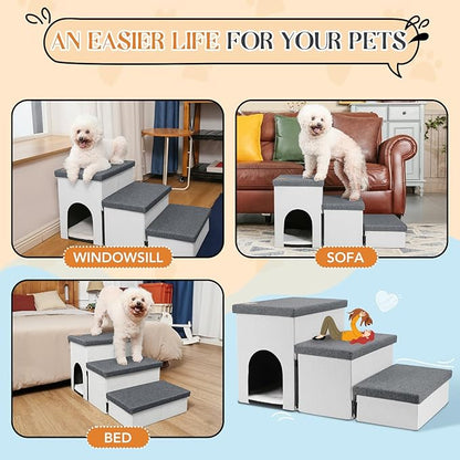 Dog Stairs for Small Dogs 22 inches(3
