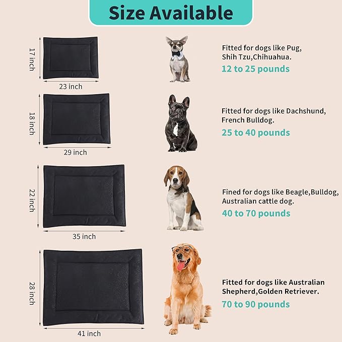 MABOZOO Indestructible Dog Bed for Aggressive Chewers Washable,22x35 in