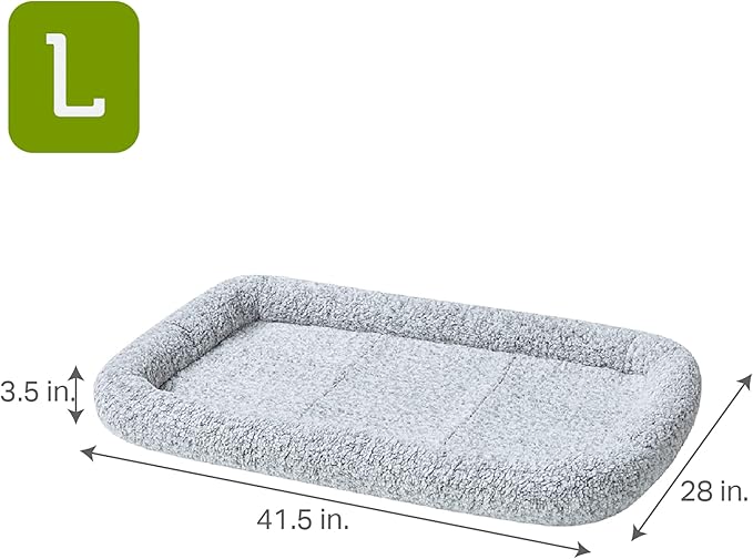 Friends Forever Bolster Dog Crate Mat 42 Inch