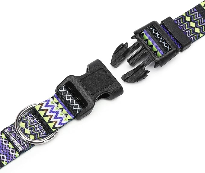Adjustable Dog Collar with Patterns