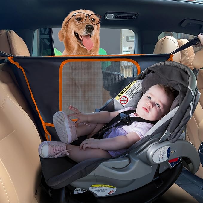 njnj Dog Car Seat Cover for Back Seat