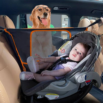njnj Dog Car Seat Cover for Back Seat