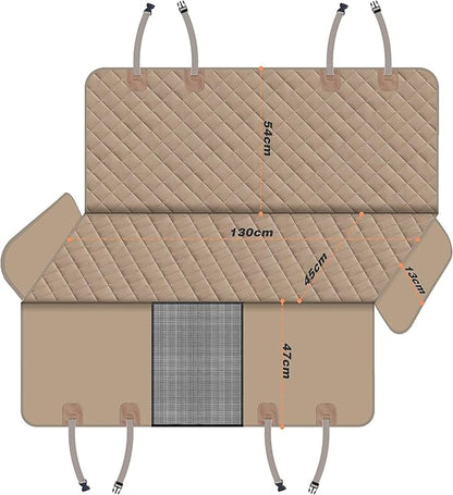 GXT Dog Back Seat Cover Protector for Cars SUV and Trucks with Mesh Window