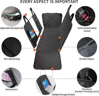 Deluxe Dog Seat Cover for Back Seat