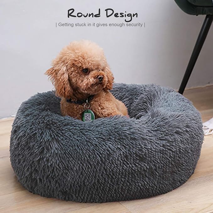Donut Dog Bed for Small Dogs (20")