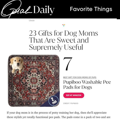 Washable Pee Pads for Dogs 100% Waterproof,