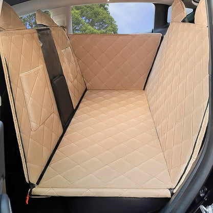 Upgraded Anti Sagging Dog Car Back Seat Covers for Tesla Model Y (2020-2023) 100% Waterproof