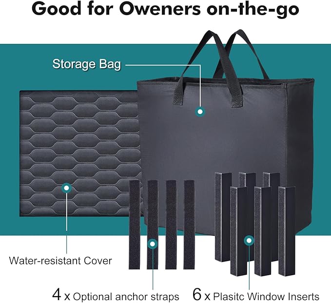 Medium Machine Washable Dog Car Seat Cover for Back Seat& Car Door Protector