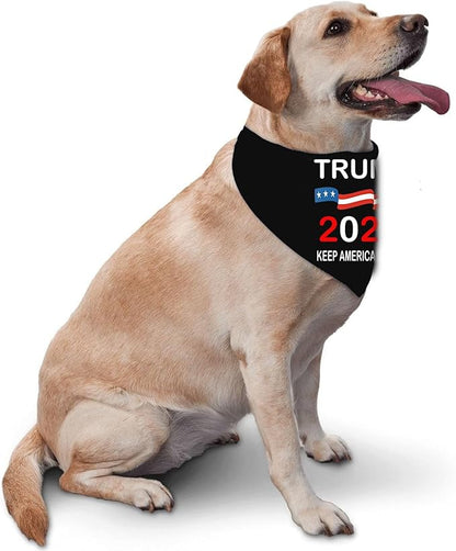 Trump 2024 for President Campaign Dog Bandana Keep