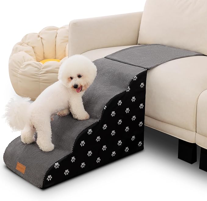 Trinity 4-Steps pet Stairs Ladder for Dogs to