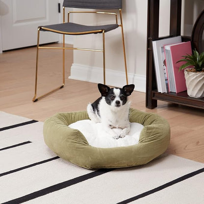 Maddie Donut Dog Bed with Removable Center Pillow (24" x 24")