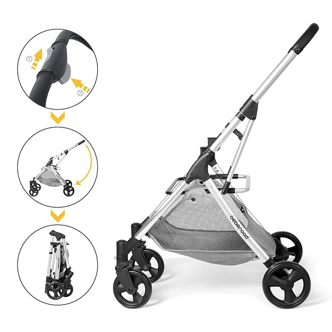 Medium Pet Stroller for Small Dogs & Cats 180° Canopy 3-in-1 Pet