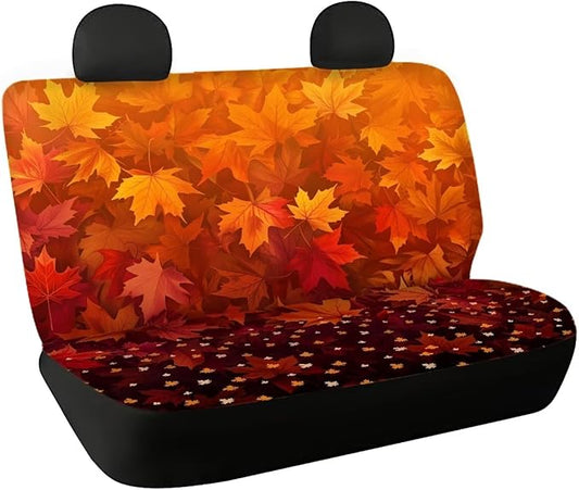 AFPANQZ Fall Maple Car Rear Bench Protective Car