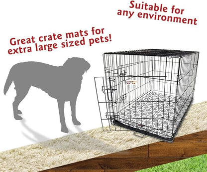 48" Links Gray Crate Dog Bed Mat By Majestic Pet Products