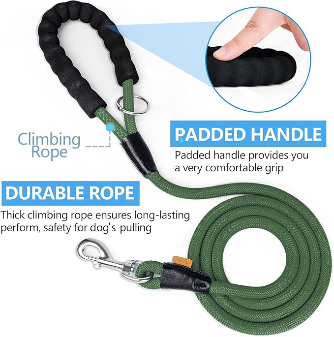 Dog Leash ((1/2") - 6FT, Dark