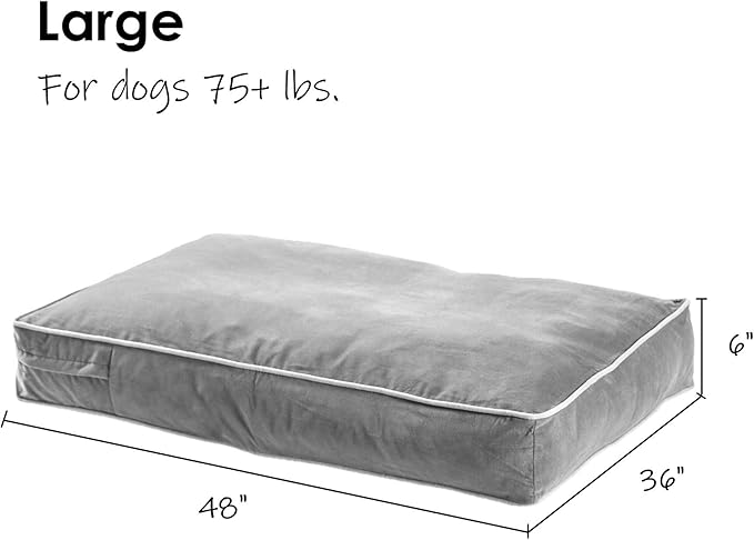 South Pine Porch Buddy Rectangle Pillow Style Dog Bed (48" x 36")