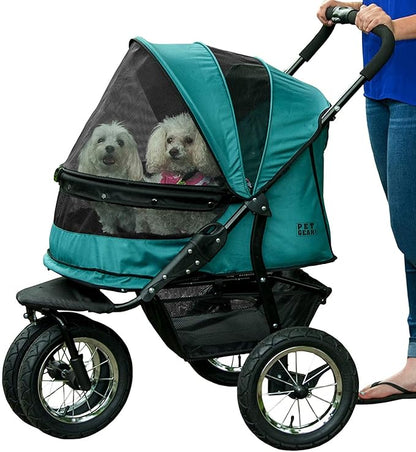 Pet Gear NO-Zip Double Pet Stroller 1 Model 3 Colors