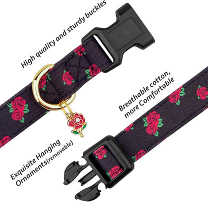 Cotton Handmade Dog Collar Cute and Distinctive Patterns