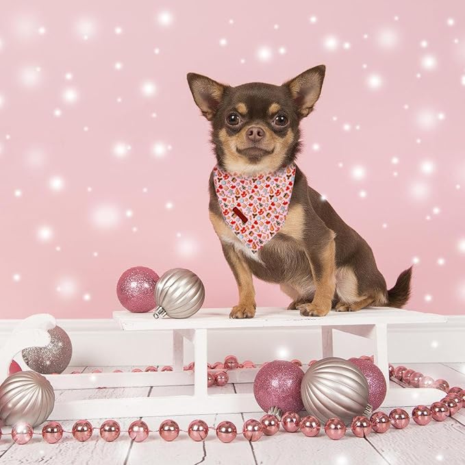 Christmas Day Dog Bandana Red Green Plaid Cotton