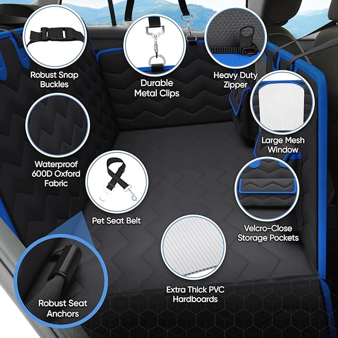 Back Seat Extender for Dogs 400lbs w