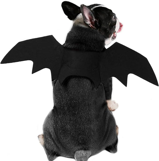 Rypet Dog Bat Costume - Halloween Pet Costume Bat Wings Cosplay Dog Costume Cat Costume for Party S