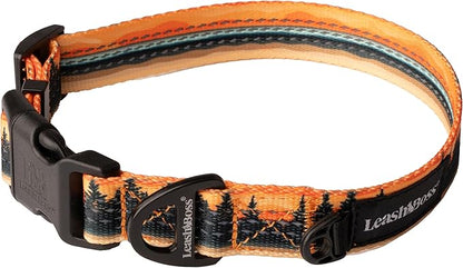 Leashboss Patterned Reflective Dog Collar