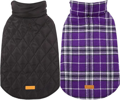 Kuoser Reversible Waterproof Winter Coat for Small