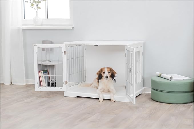 TRIXIE 29.5" Indoor Dog Crate 25 lb,