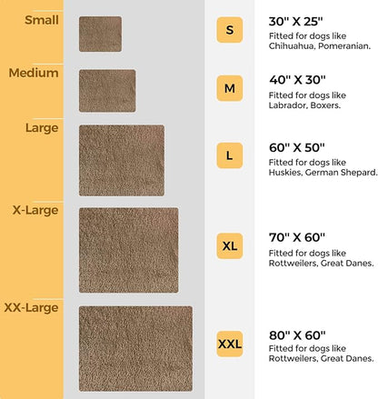 Veehoo Fluffy Fleece Dog Blanket 30x40 inch