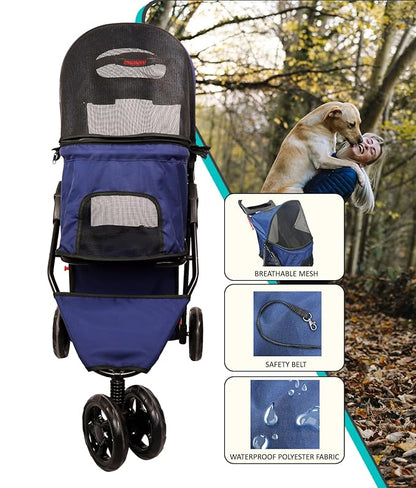 AmorosO Pet Stroller for Convenience and Mobility