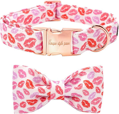 Unqiue Style Paws Valentine Dog Collar